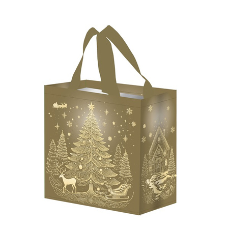 Torba Mini Królowa Lasu  25x15x27cm 10L złota