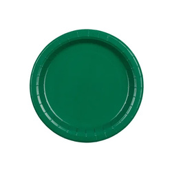 Talerzyki 18cm 6 szt. ciemno-zielone