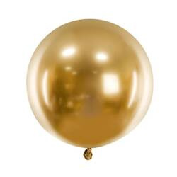 GLOSSY Balon okrągły 60cm 1 szt. złoty