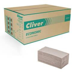 CLIVER Economic Ręcznik ZZ 1W 4000 szt. szary