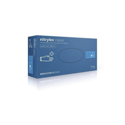 NITRYLEX CLASSIC Rękawice nit. S 100 szt. nieb.