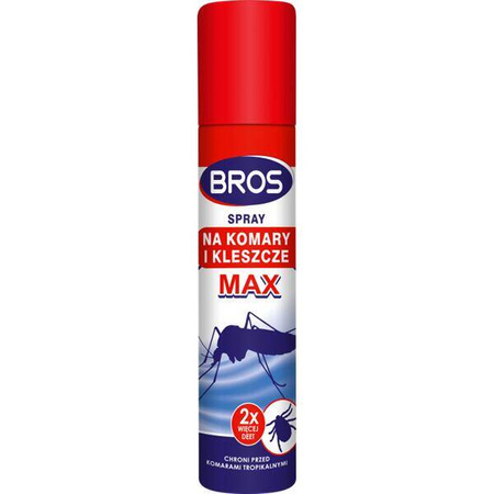 BROS Spray na komary i kleszcze Max 90ml