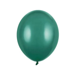 STRONG Balon 27cm pastel 10 szt. butelkowa zieleń