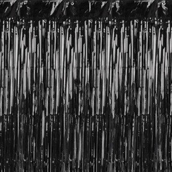 Kurtyna Party 90x250cm czarna