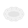Serwetka papierowa owalna 24x17cm 500 szt. biała