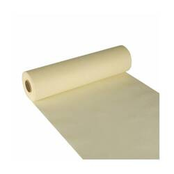 Bieżnik imitujący tkaninę 40cm x 24m 1 szt. krem.