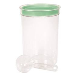 Pojemnik okrągły na artykuły sypkie 1,7L miętowy