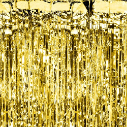 Kurtyna Party 90x250cm złota