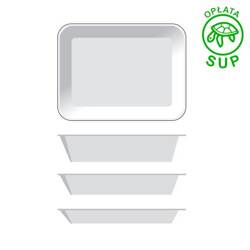 Tacka styr. 183x138x34mm XPS 600 szt. biała