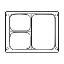 PERFECTO Ramka trójdzielna Chinol 227x178mm