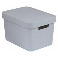 INFINITY Pojemnik z przykrywką 17L jasnoszary