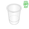 SERVIPACK Pojemnik okrągły RPET 300ml 50 szt.