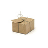 Pudełeczko kraft z zawieszką 6x5,5x3,5cm 10 szt.
