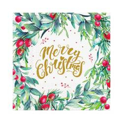 Serwetki Merry Christmas Floral 33x33cm 3W 20 szt.