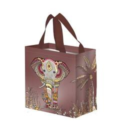 Torba Mini Słoń 25x15x27cm 10L brązowa