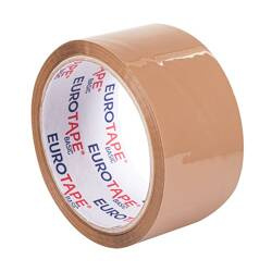 EURO-TAPE Taśma pakowa Akryl 48/50 brązowa