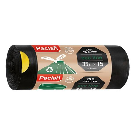 PACLAN Worki Eco line z taśmą 50x60 35L/15 szt.