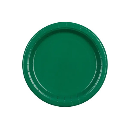 Talerzyki 18cm 6 szt. ciemno-zielone