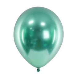 GLOSSY Balon 30cm 10 szt. butelkowa zieleń