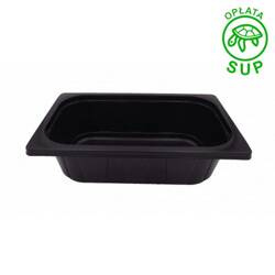 Pojemnik zgrzew 1/4 GN PP 1750ml 200 szt. czarny