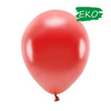 Balon Eco 26cm metalizowany 10 szt. czerwony