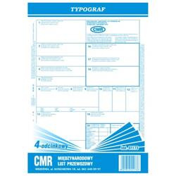 CMR List przewozowy A4 4-odcinkowy