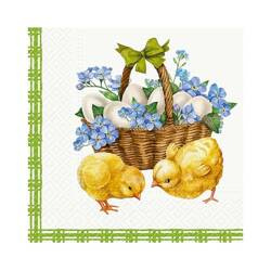 Serwetki Chicks with Basket 33x33cm 3W 20 szt.