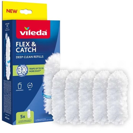 VILEDA Wkład do miotełki do kurzu Flex&Catch 5 szt
