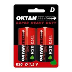 OKTANMAX Bateria R20 D 1,5V 2 szt.