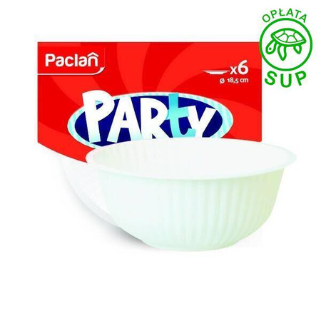 PACLAN Party Miski PS 18,5cm 6 szt.