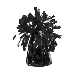 Ciężarek do balonów foliowy 1 szt. czarny