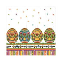 DAISY Serwetki Polish Folk Eggs 33x33cm 3W 20 szt.