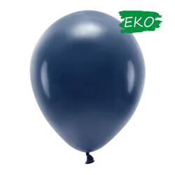 Balon Eco 30cm pastelowy 10 szt. ciemny granat