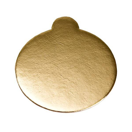 Krążek bankietówka 10cm 200 szt. złoty