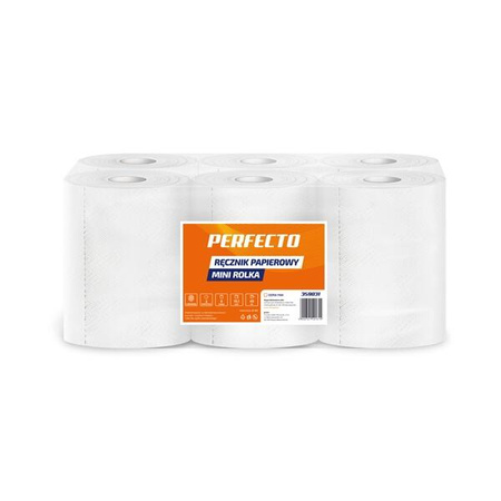 PERFECTO Ręcznik pap. 40m 2W 100% Celuloza 6 szt.