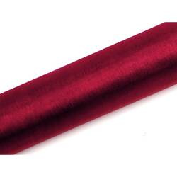 Organza gładka 0,16x9m czerwone wino