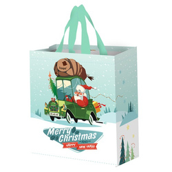 Torba Mikołaj w Samochodzie 30x14x33cm 14L