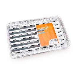 PERFECTO Tacki do grilla prostokątne 35x23cm 5 szt