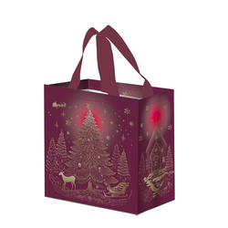 Torba Mini Królowa Lasu  25x15x27cm 10L bordo