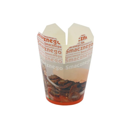Kebab Box Smacznego 500ml 50 szt.