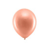 RAINBOW Balon 30cm metallic 10 szt. różowe złoto