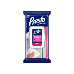 PRESTO Ściereczki naw. 2w1 do różnych pow. 55 szt.