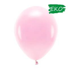 Balon Eco 26cm pastelowy 10 szt. jasny różowy