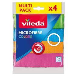 VILEDA Ściereczka Mikrofibre Colors 4 szt mix kol.