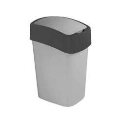 FLIP BIN Kosz na śmieci 9L srebrny/szary