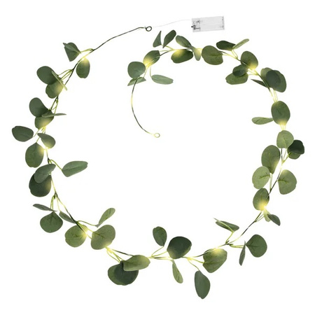 Girlanda Eukaliptus z 20 lampkami LED 2m