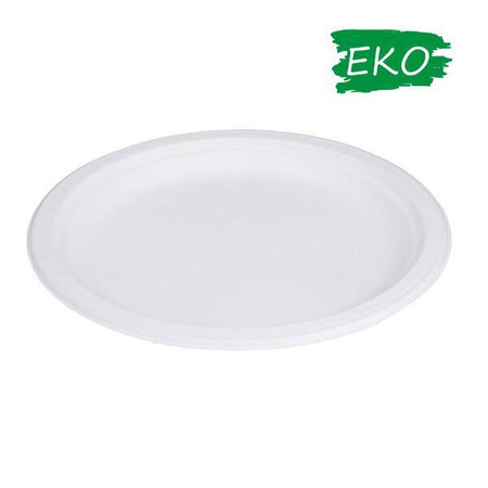 Talerz z trzciny cukrowej 26x26cm 50 szt.