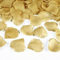 Płatki róż w woreczku 100 szt. złoty