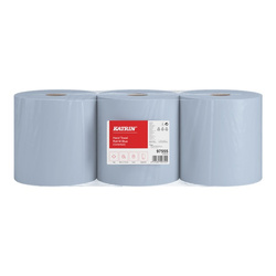 KATRIN M1 Ręcznik papierowy 1W 250m 3szt niebieski