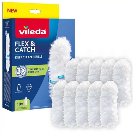 VILEDA Wkład do miotełki do kurzu Flex&Catch 10szt